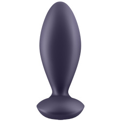 Satisfyer Plug vibrant connecté Power Plug 7.5 x 2.5cm Violet